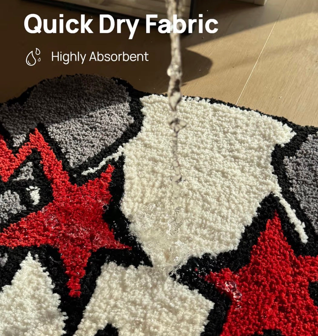 “Kaws” Hand tufted Rug 32x20in